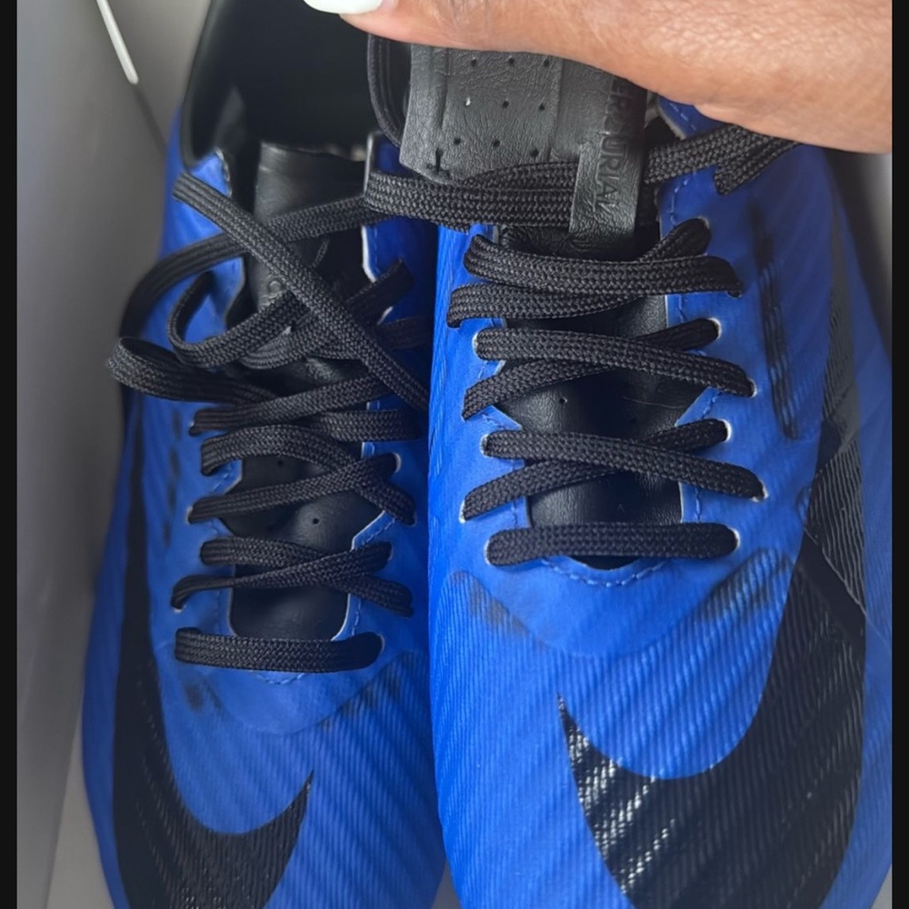 Nike Kids Cleats - Blue and Black